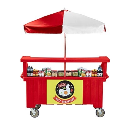 Cambro CVC72158 Merchandising Cart 