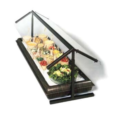 Carlisle 985003 - Sneeze Guard Legs, standard, double-sided, aluminum, black 