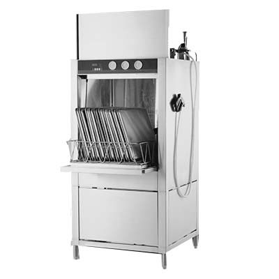 Champion PP-10 - Pot & Pan Washer, single rack, front load design, booster heater 