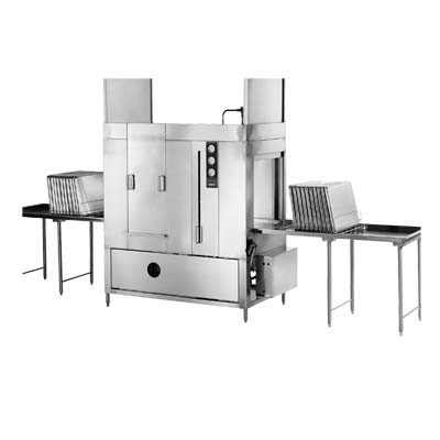 Champion PP-20-PT - Pot & Pan Washer, double rack, pass through design, booster heater 