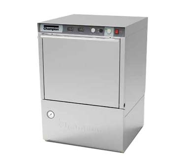 Champion UH230B - Undercounter High Temp Dishwasher with Built-In Booster Heater 