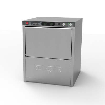 Champion UH330ADA - Undercounter High Temp Dishwasher with Built-In Booster Heater 