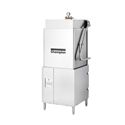 Champion DH-6000T - Dishwasher, door type, 27' extended hood, high temp no booster, (60) racks/hour 