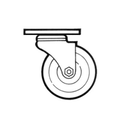 Channel CPS14U Casters 