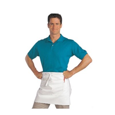 John Ritzenthaler 607HBA2-WH Waist Apron 