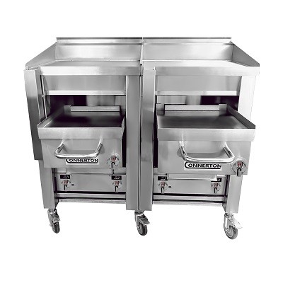 Connerton A-4F-48 - Griddle/Overfire Broiler Combination, gas, 49-1/4'W x 25'D x 47 3/8'H 