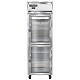 Continental 1FNSSGDHD - Reach-In Freezer, one-section, narrow glass half doors