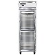 Continental 1RSNSSGDHD - Reach-In Refrigerator, one-section, shallow depth, narrow glass half doors