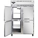 Continental 2FNSSPTHD - Pass-Thru Freezer, two-section, half-height solid doors