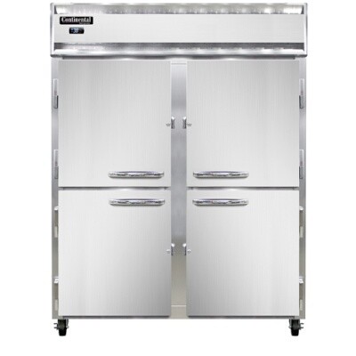 Continental Refrigeration 2RENSAPTHD Pass-Thru Refrigerator 