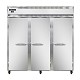 Continental 3FSNSS - Reach-In Freezer, three-section, shallow depth, full-height solid doors