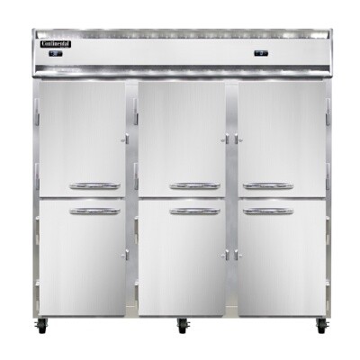 Continental Refrigeration 3RFF-HD Reach-In Dual Temp Unit 