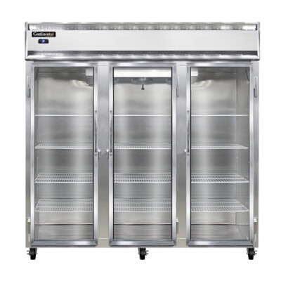 Continental Refrigeration 3RNSSGD Reach-In Refrigerator 