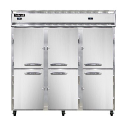 Continental Refrigeration 3RRFNSAHD Reach-In Dual Temp Unit 