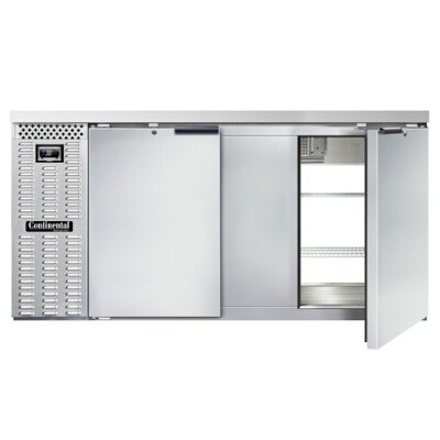 Continental Refrigeration BB69NSSPT Pass-Thru Back Bar Cooler 