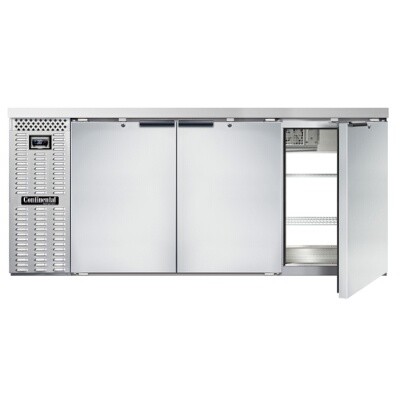 Continental Refrigeration BB79NSSPT Pass-Thru Back Bar Cooler 
