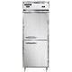 Continental D1RFENSAHD - Reach-In Dual Temp Unit, one-section, wide half-height solid doors