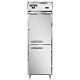 Continental D1RFNSAHD - Reach-In Dual Temp Unit, one-section, narrow half-height solid doors