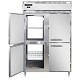 Continental D2RNSSPTHD - Pass-Thru Refrigerator, two-section, half-height solid doors