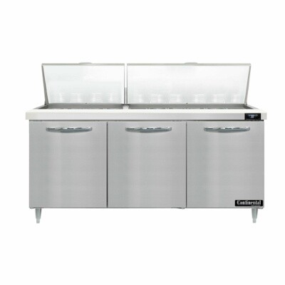 Continental Refrigeration D72N30M Mega Top Prep Table 