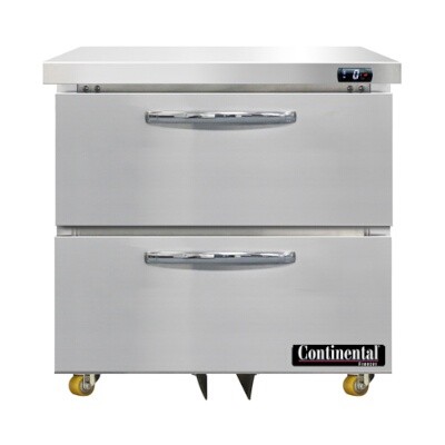 Continental Refrigeration DF32N-U-D Undercounter Freezer 