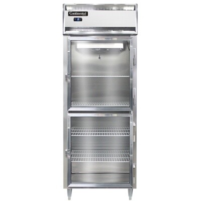 Continental Refrigeration DL1FES-GD-HD Reach-In Freezer 