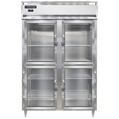 Continental Refrigeration DL2F-SS-GD-HD Reach-In Freezer 