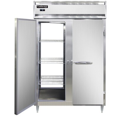 Continental Refrigeration DL2F-SS-PT Pass-Thru Freezer 