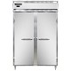 Continental DL2W - Reach-In Heated Cabinet, two-section, narrow full-height doors