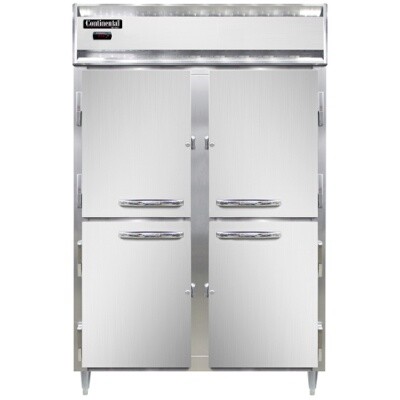 Continental Refrigeration DL2W-SA-PT-HD Pass-Thru Heated Cabinet 