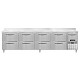 Continental DRA118NSSBS-D - Work Top Refrigerator, 118