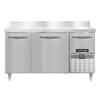 Continental Refrigeration DRA60NSSBS Work Top Refrigerator 