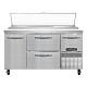 Continental PA60N-D - Pizza Prep Table, 60