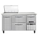 Continental RA60N12M-D - Mighty Top Sandwich Prep Table, 60