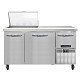 Continental RA60N12M - Mighty Top Sandwich Prep Table, 60