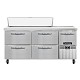 Continental RA68N12-D - Sandwich Prep Table, 68