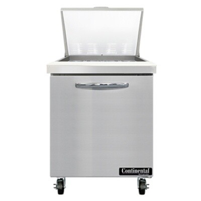 Continental Refrigeration SW27N12M Mega Top Prep Table 