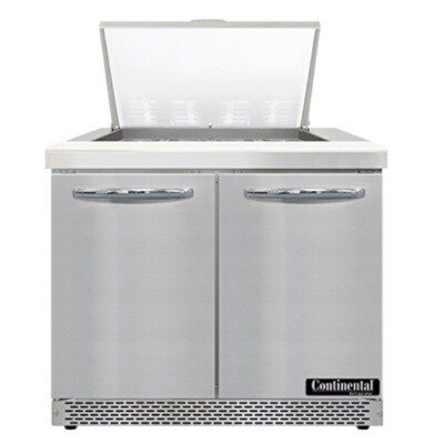 Continental Refrigeration SW36N12M-FB Mega Top Prep Table 