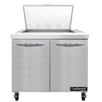 Continental Refrigeration SW36N12M Mega Top Prep Table 