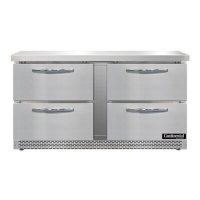 Continental Refrigeration SW60N-FB-D Work Top Refrigerator 