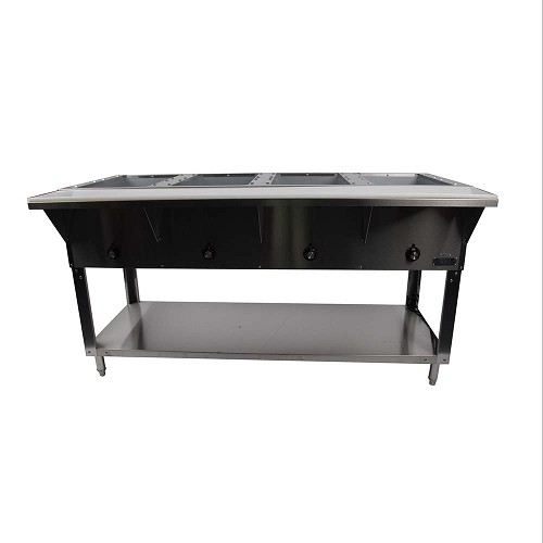 Cozoc ST5005E-4 - Hot Food Table, electric, wet or dry operation, 62'W, (4) wells, infinite controls 