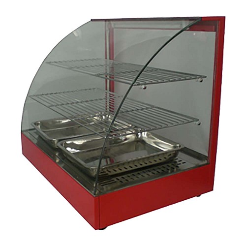 Cozoc FW5004-2 - Countertop Display Case, full service, 26'W, curved front glass 