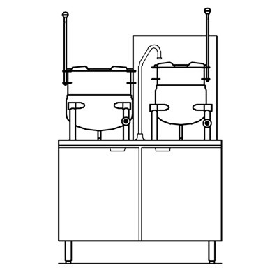 Crown GMT-10-6 Kettle Cabinet Assembly 