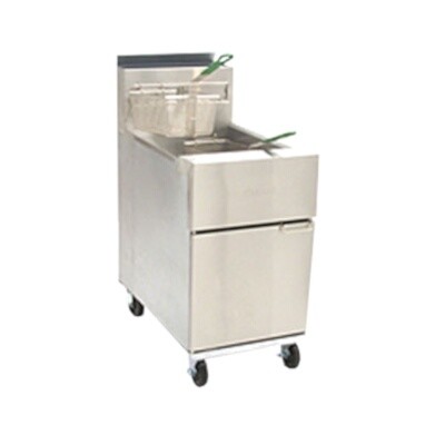 Dean SR162G - Super Runner Value Fryer, gas, floor model, 75 lb. capacity 