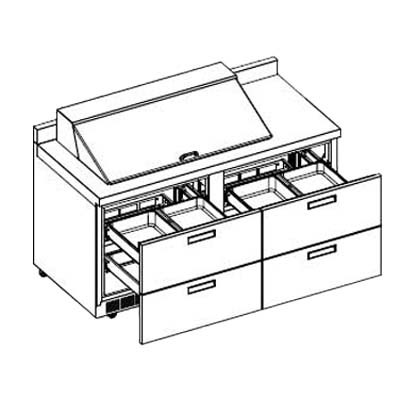 Delfield STD4464NP-12M Mega Top Prep Table 