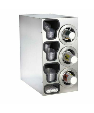 Dispense-Rite CTC-C-3RSS Countertop Cup Dispenser 