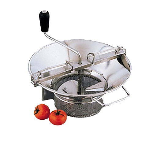 Eurodib X5 - Tellier Food Mill, 8 quart, 14' top, one grid of choice, stainless steel 