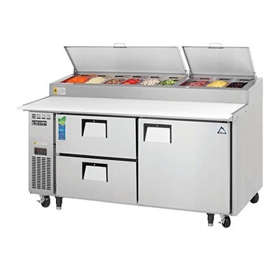 Everest EPPR2-D2 Pizza Prep Table 