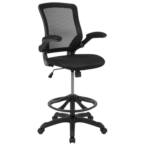 Flash Furniture BL-ZP-8805D-BK-GG Swivel Chair 