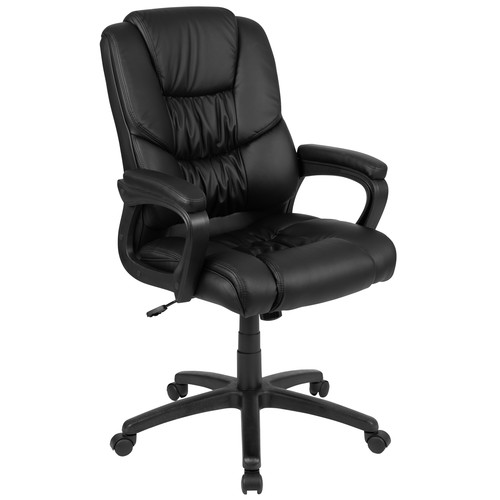 Flash Furniture CX-1179H-BK-GG Swivel Chair 